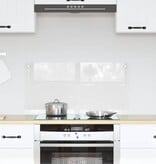VidaXL Keuken Achterwand Doorzichtig 80 x 40 x 0.8 cm gehard glas