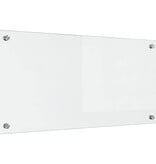 VidaXL Keuken Achterwand Doorzichtig 80 x 40 x 0.8 cm gehard glas