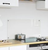 VidaXL Keuken Achterwand Doorzichtig 80 x 40 x 0.8 cm gehard glas