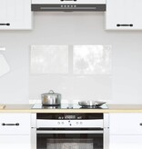 VidaXL Keuken Achterwand Doorzichtig 70 x 50 x 0.8 cm gehard glas