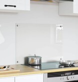 VidaXL Keuken Achterwand Doorzichtig 70 x 50 x 0.8 cm gehard glas
