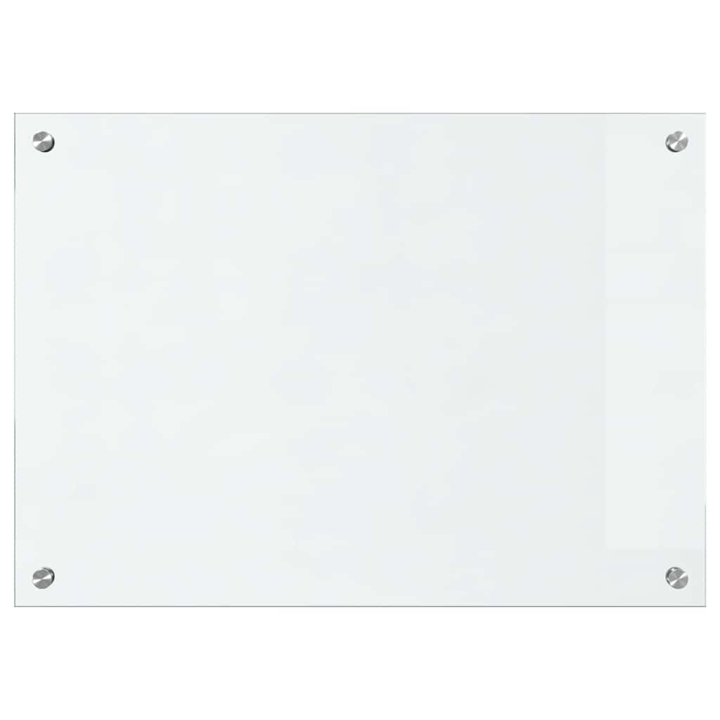 VidaXL Keuken Achterwand Doorzichtig 70 x 50 x 0.8 cm gehard glas