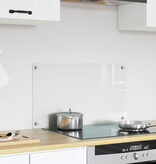 VidaXL Keuken Achterwand Doorzichtig 70 x 40 x 0,8 cm gehard glas
