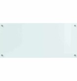 VidaXL Keuken Achterwand Wit 90 x 40 x 0,8 cm gehard glas