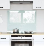 VidaXL Keuken Achterwand Wit 80 x 60 x 0.8 cm gehard glas