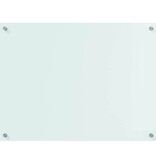 VidaXL Keuken Achterwand Wit 80 x 60 x 0.8 cm gehard glas