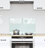 VidaXL Keuken Achterwand Wit 70 x 40 x 0,8 cm gehard glas