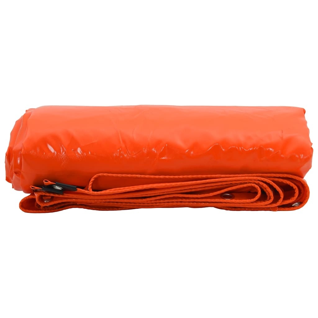 VidaXL Zeil 650g / m² Oranje 1,5 x 2,5 m Canvas met PVC-coating