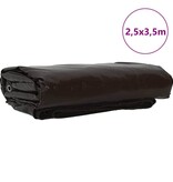 VidaXL Zeil 650g / m² Bruin 2,5 x 3,5 m Canvas met PVC-coating