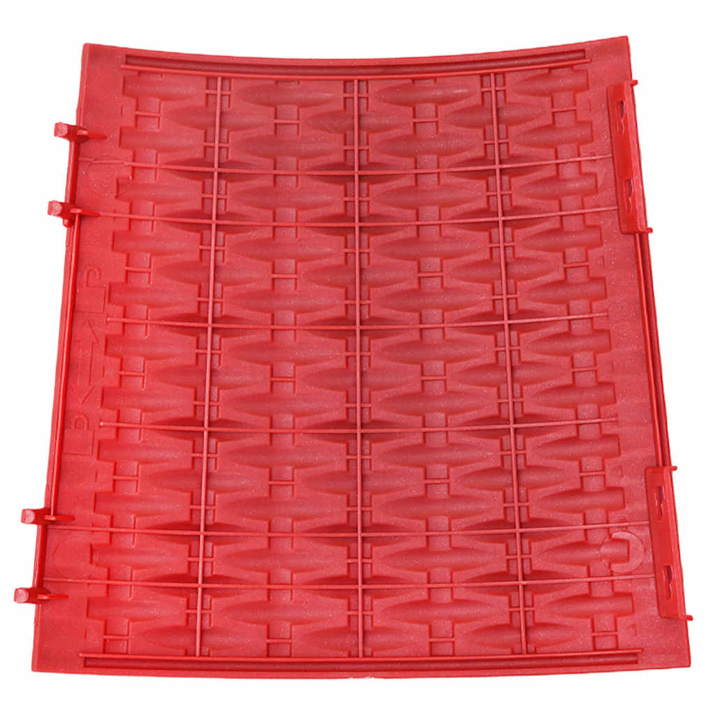 VidaXL Kerstboomrok Rood Ø 65 x 23 cm Kunststof