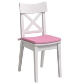 VidaXL Zitkussens 4 pcs Roze 40 x 40 x 3 cm Stof