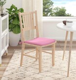 VidaXL Zitkussens 4 pcs Roze 40 x 40 x 3 cm Stof