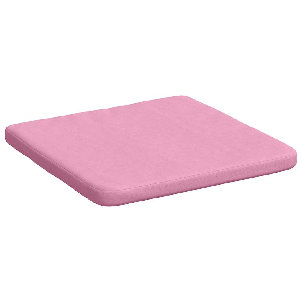 VidaXL Zitkussens 4 pcs Roze 40 x 40 x 3 cm Stof