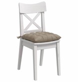 VidaXL Zitkussens 4 pcs Taupe 40 x 40 x 6 cm Microfibre