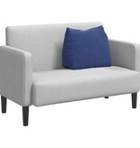 VidaXL Rugkussen Politieblauw 60 x 20 x 50 cm Katoen Stof