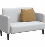 VidaXL Rugkussen Bruin 60 x 20 x 50 cm Katoen Stof