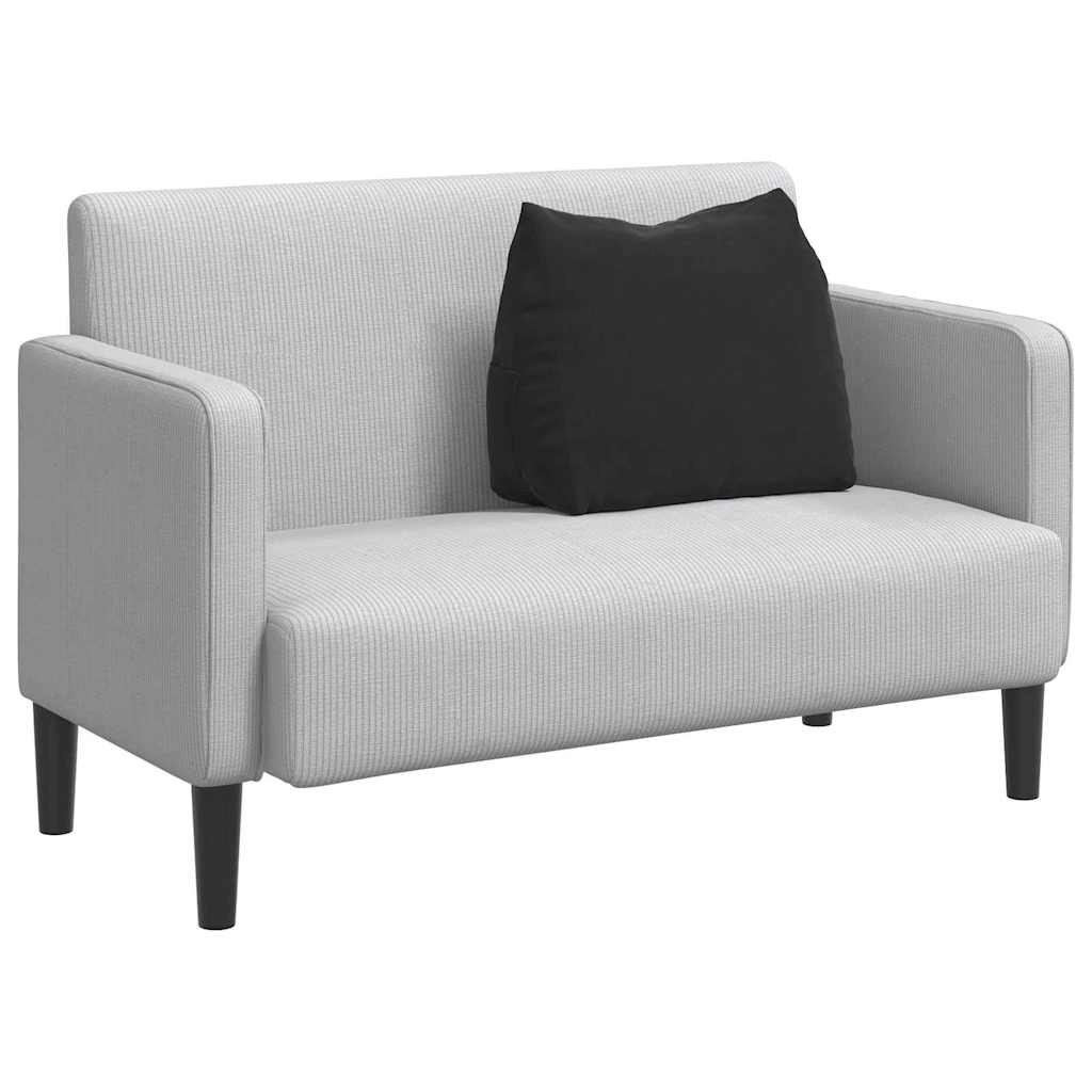 VidaXL Rugkussen Zwart 60 x 20 x 50 cm Katoen Stof