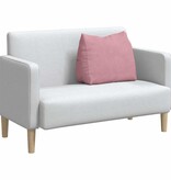 VidaXL Rugkussen Roze 60 x 20 x 50 cm Katoen Stof