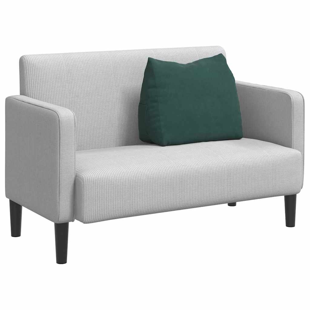 VidaXL Rugkussen Donkergroen 60 x 20 x 50 cm Katoen Stof