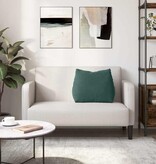 VidaXL Rugkussen Donkergroen 60 x 20 x 50 cm Katoen Stof