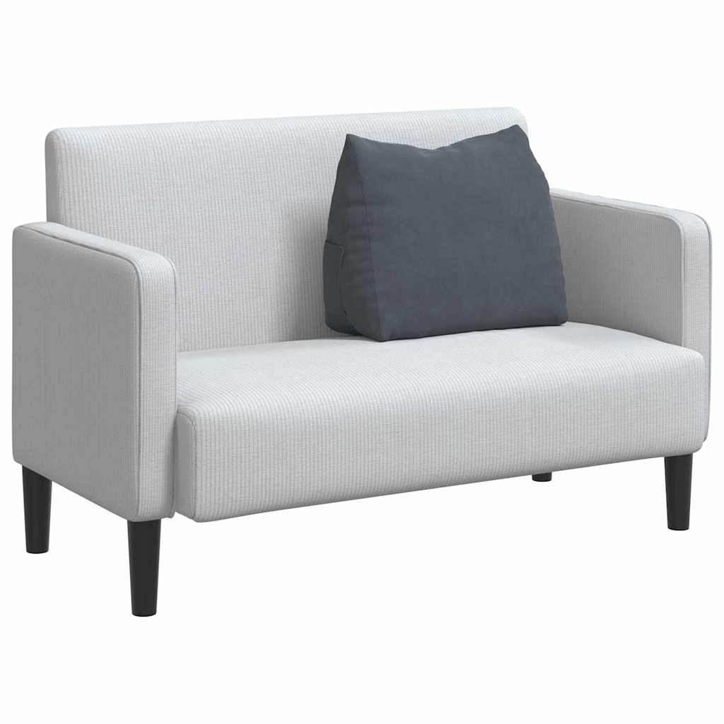 VidaXL Rugkussen Donkergrijs 60 x 20 x 50 cm Katoen Stof