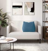 VidaXL Rugkussen Blauw 60 x 20 x 50 cm Katoen Stof