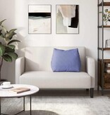 VidaXL Rugkussen Jeans Blauw 60 x 20 x 50 cm Stof