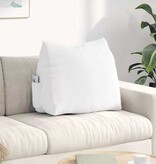 VidaXL Rugkussen Wit 60 x 20 x 50 cm Stof