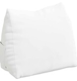 VidaXL Rugkussen Wit 60 x 20 x 50 cm Stof