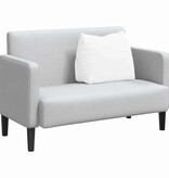 VidaXL Rugkussen Wit 60 x 20 x 50 cm Stof