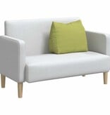 VidaXL Rugkussen Lichtgroen 60 x 20 x 50 cm Stof