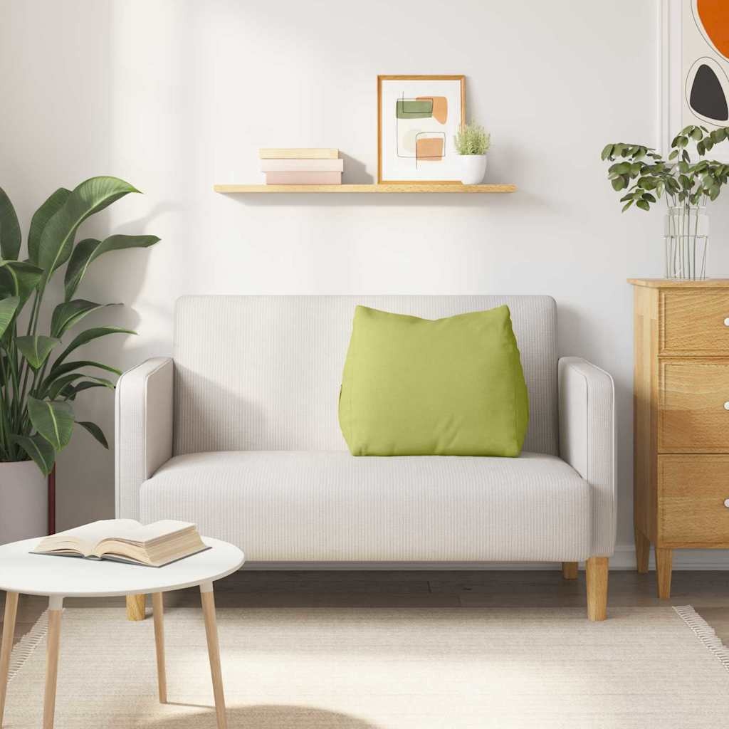 VidaXL Rugkussen Lichtgroen 60 x 20 x 50 cm Stof