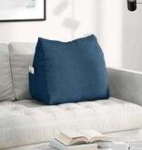 VidaXL Rugkussen Blauw 60 x 20 x 50 cm Stof