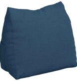 VidaXL Rugkussen Blauw 60 x 20 x 50 cm Stof