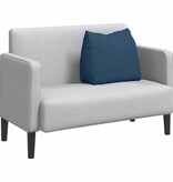 VidaXL Rugkussen Blauw 60 x 20 x 50 cm Stof