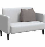 VidaXL Rugkussen Taupe 60 x 20 x 50 cm Stof