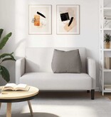 VidaXL Rugkussen Taupe 60 x 20 x 50 cm Stof