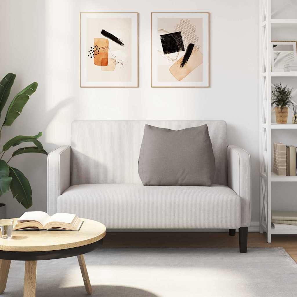 VidaXL Rugkussen Taupe 60 x 20 x 50 cm Stof