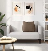 VidaXL Rugkussen Bruin 60 x 20 x 50 cm Stof