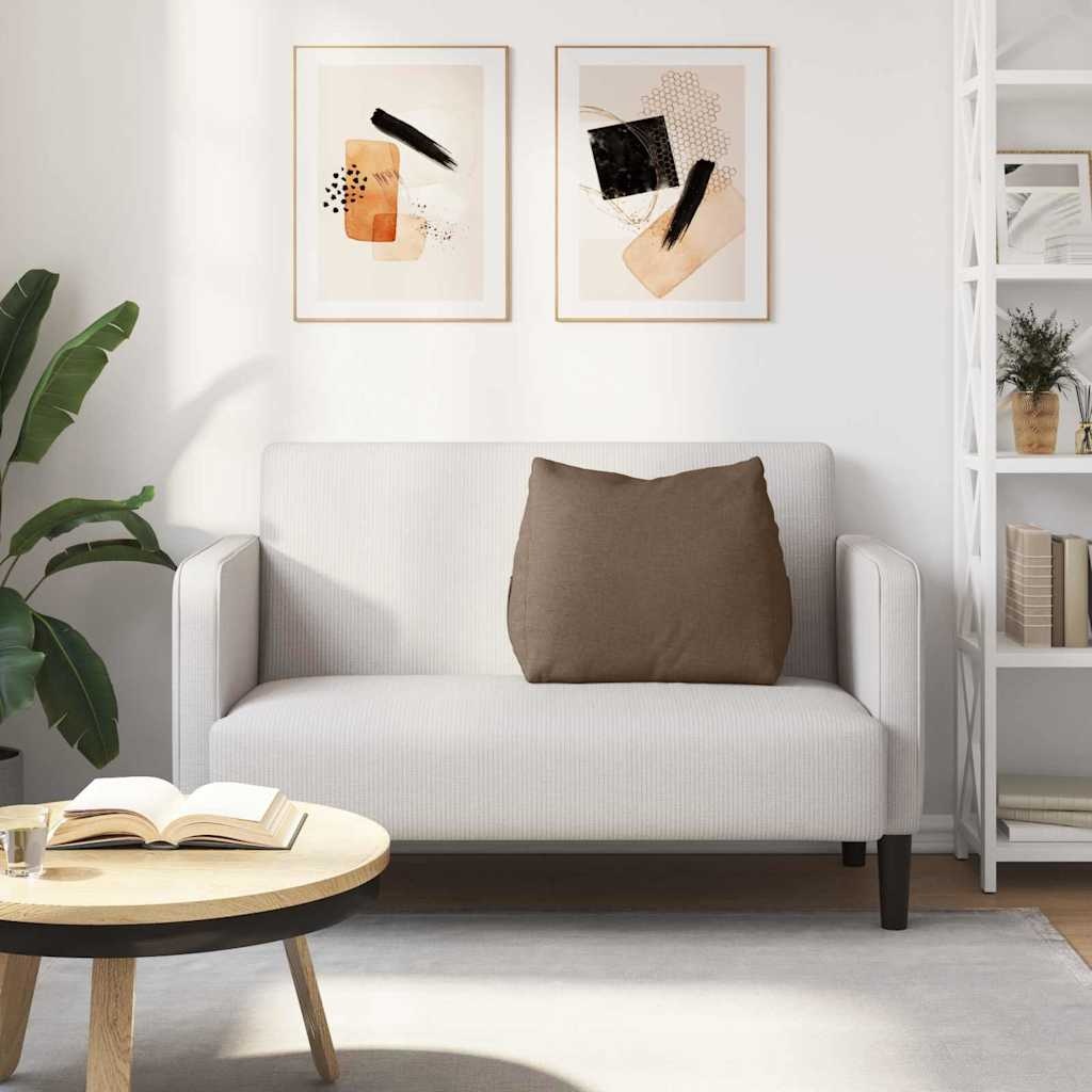 VidaXL Rugkussen Bruin 60 x 20 x 50 cm Stof