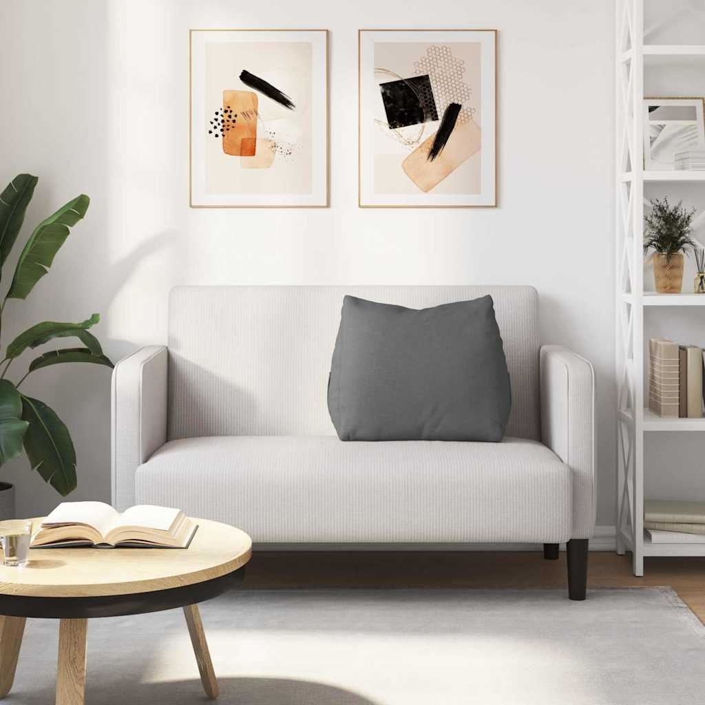 VidaXL Rugkussen Donkergrijs 60 x 20 x 50 cm Stof