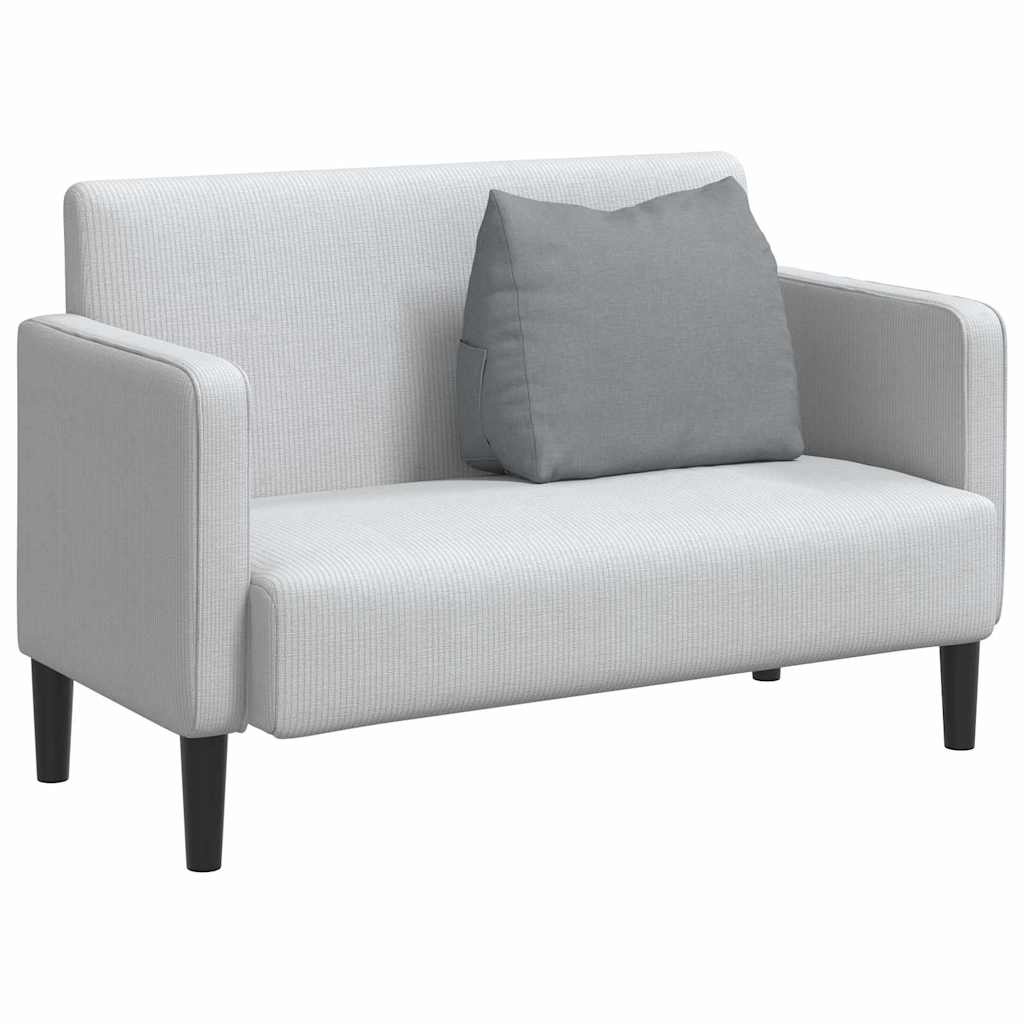 VidaXL Rugkussen Lichtgrijs 60 x 20 x 50 cm Stof