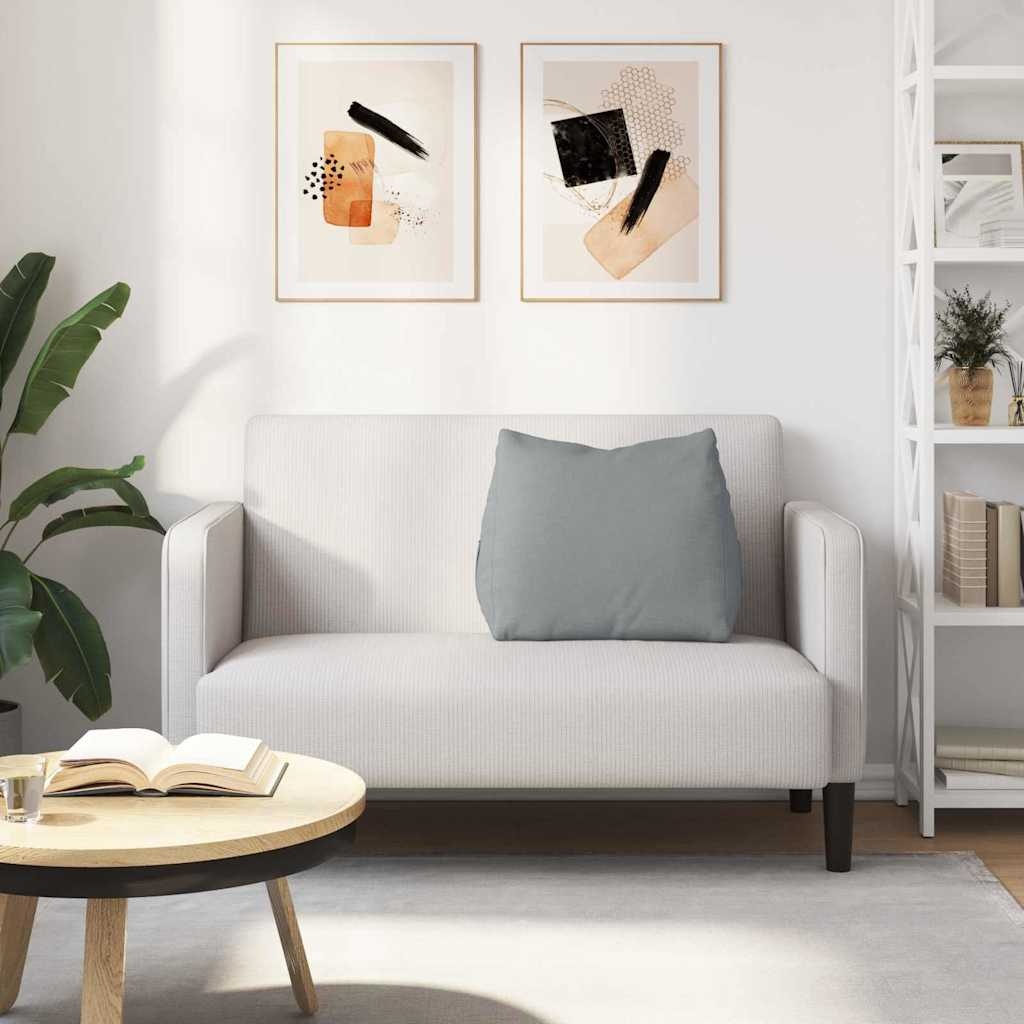 VidaXL Rugkussen Lichtgrijs 60 x 20 x 50 cm Stof