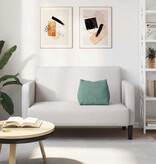 VidaXL Rugkussen Zeegroen 45 x 20 x 35 cm Katoen Stof