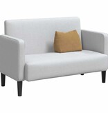 VidaXL Rugkussen Bruin 45 x 20 x 35 cm Katoen Stof