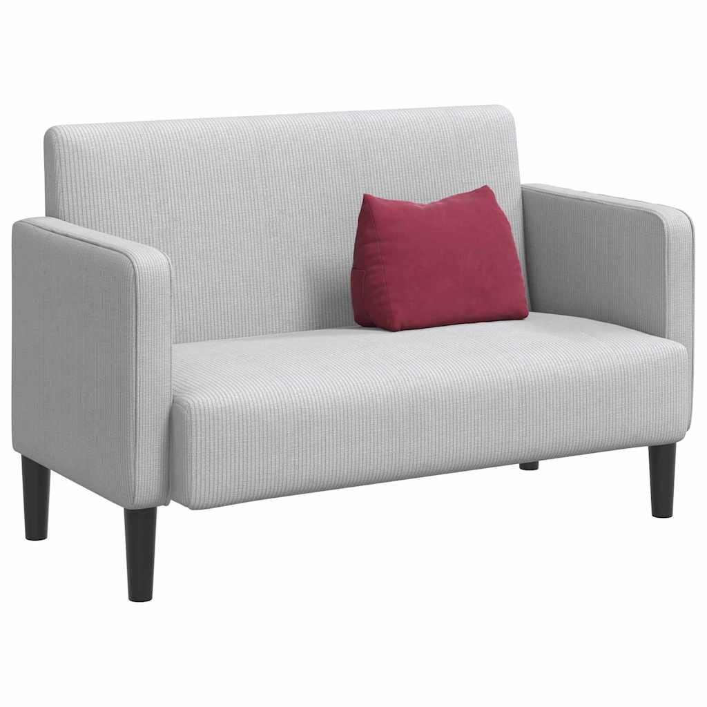 VidaXL Rugkussen Wijnrood 45 x 20 x 35 cm Katoen Stof