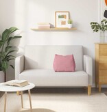 VidaXL Rugkussen Roze 45 x 20 x 35 cm Katoen Stof