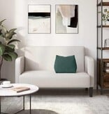 VidaXL Rugkussen Donkergroen 45 x 20 x 35 cm Katoen Stof