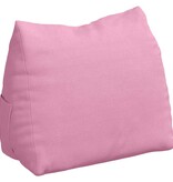 VidaXL Rugkussen Roze 45 x 20 x 35 cm Stof