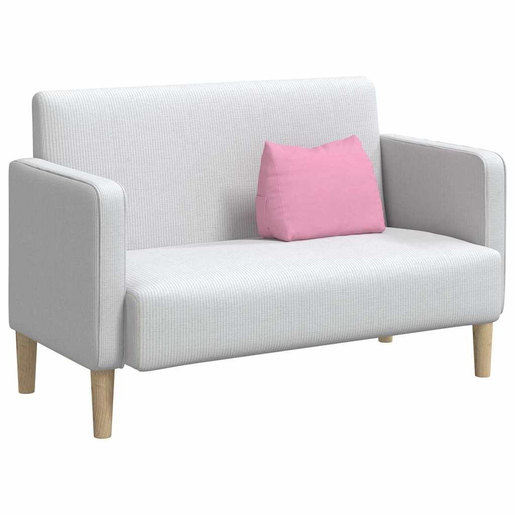 VidaXL Rugkussen Roze 45 x 20 x 35 cm Stof